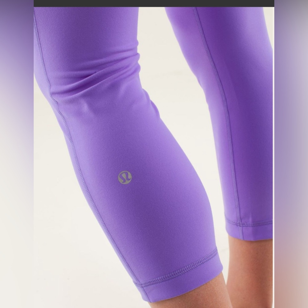 Lululemon “Will Crop” Leggings in Power Purple 🆕🔖 - Picture 4 of 10